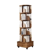 Lubabycas - Biblioteca Giratoria 360 Librero Organizador Con Cajón 173Cm