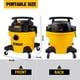 thumbnail image 3 of DEWALT - DXV06P Aspiradora para húmedo y seco de poliéster, 22.7 l, Color Amarillo, 3 of 3