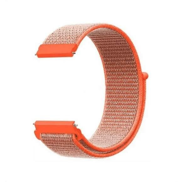Correa Nylon Compatible Huawei Gt/gt2/gt3 46mm 22mm Naranja