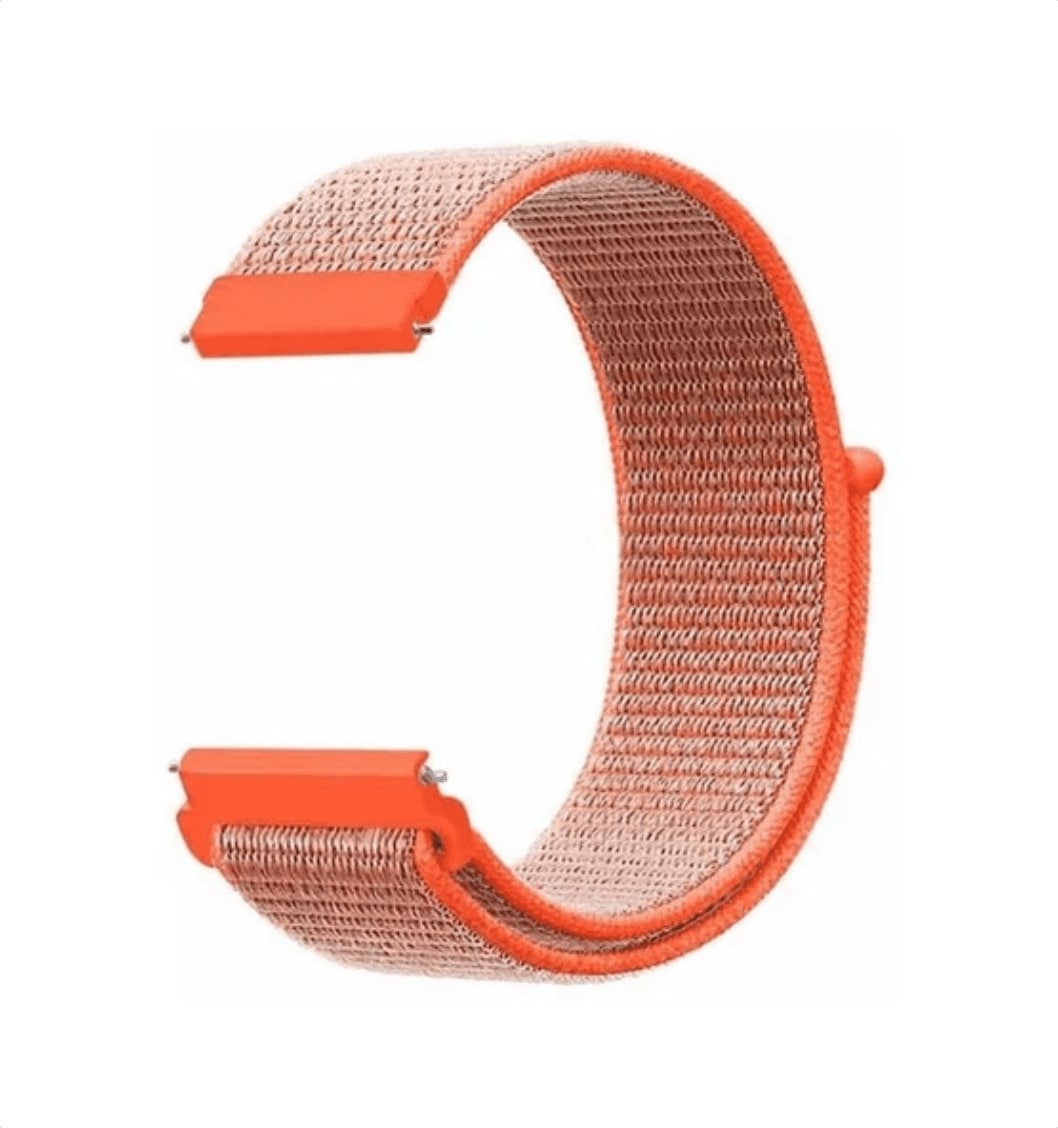 Genérico - Correa Nylon Compatible Huawei Gt/Gt2/Gt3 46Mm 22Mm Naranja