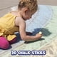 thumbnail image 4 of Juego de tizas Jumbo Sidewalk READY 2 LEARN, 20 barras de 9 colores para niños, 4 of 8