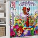 thumbnail image 5 of La gran aventura de la piruleta-theme 4-Piece Shower Curtain Set with Rugs, Waterproof Bathroom Decor Set Includes Bath Mat, U-Shaped Rug, Toilet Lid Cover and Curtain with Hooks, 5 of 6