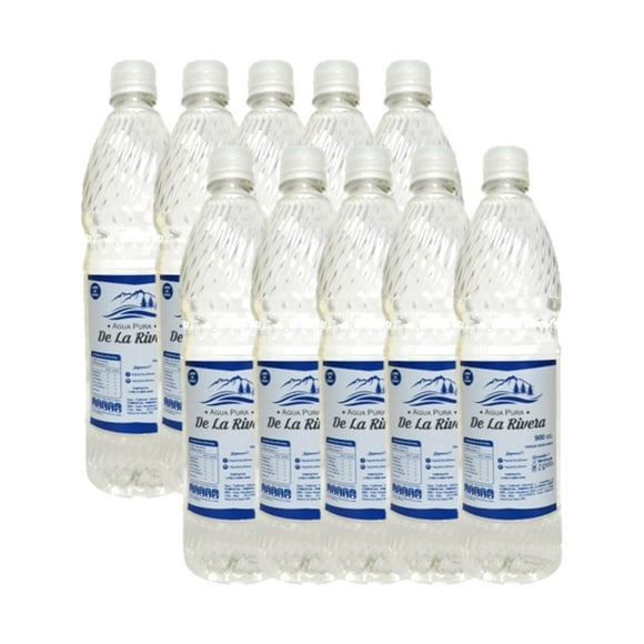 Pack agua pura De la Rivera 900cc x 10un