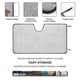 thumbnail image 2 of Parasol Plegable para Parabrisas Desmarcar Efectos Secundarios Comunes 130cm x 70cm, 2 of 6