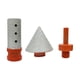 thumbnail image 1 of Conjunto de bits de cámara biselada de diamante de 3 PCS, bits de molienda de cono de azulejos con adaptador de rosca 5/8-11, bits de perforación de diamante de 1 "para la ampliación del agu, 1 of 3