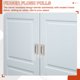 thumbnail image 4 of Uxcell 2 Piezas Tiradores Empotrados, Manija de Puerta Corredera Rectangular de Acero Inoxidable de 5.6" con Tornillos para Hogar Baño Granero Armario Ventana, Tono Plateado, 4 of 6