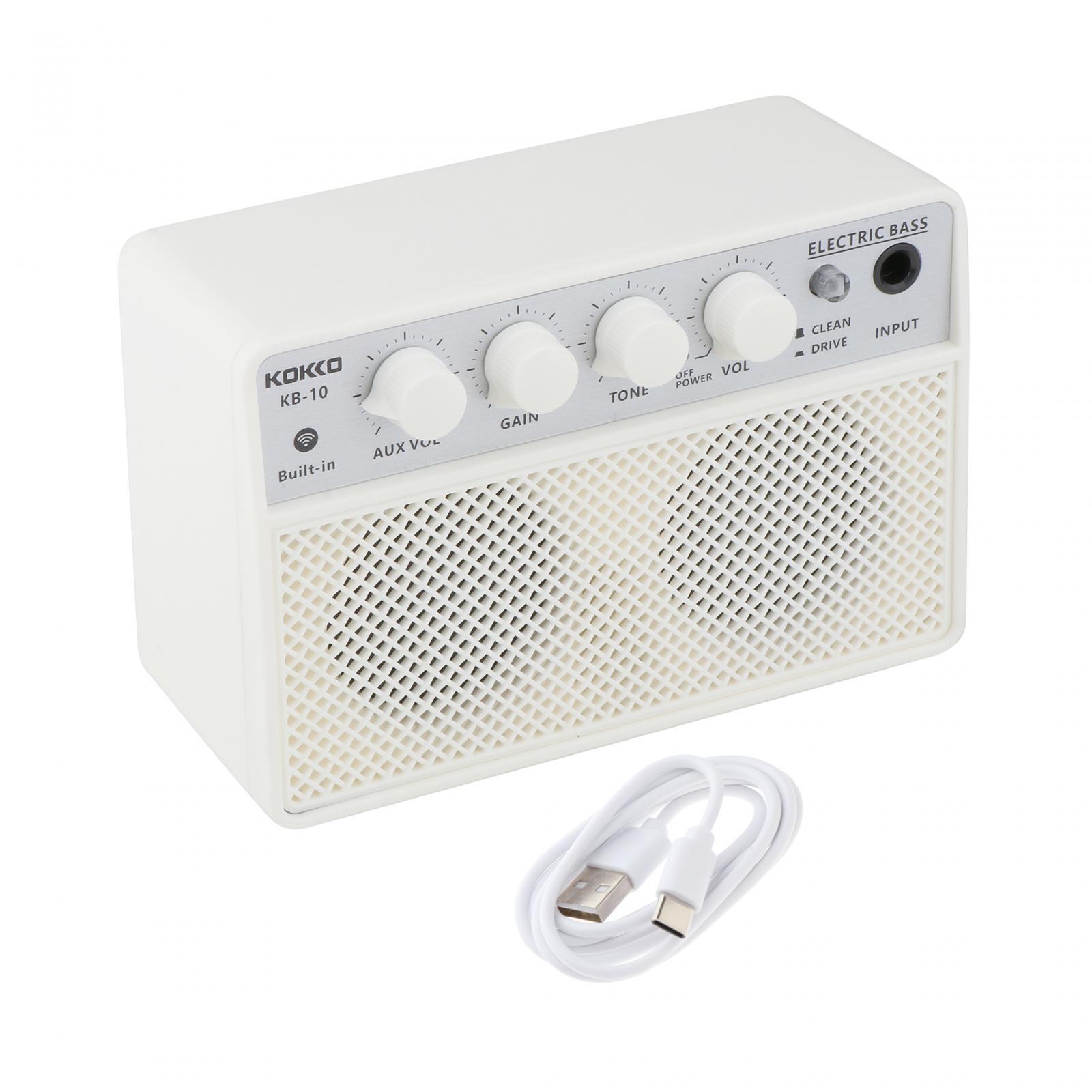 Bothyi - Amplificador De Guitarra Eléctrica Para Practicar Bajos, Altavoz Portátil Mini Para Interiores Y Exteriores