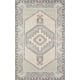 thumbnail image 1 of Alfombra Area Momeni Anatolia de lana y nailon, color azul claro, 60 x 90 cm, 1 of 4