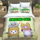 thumbnail image 2 of Lankybox Foxy Boxy cute printed Bedding Sets exquisite bed supplies set duvet cover bed comforter set bedding set luxury, 2 of 5