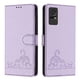 thumbnail image 5 of Funda tipo cartera FOXDOCK para TCL 405/406/408 con soporte, ranuras, RFID, diseño de gato, 5 of 5