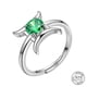 thumbnail image 1 of Stunning 925 Sterling Silver Constellation Ring with Zircon Adjustable Design - Perfect Gift for Women, 1 of 5