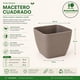 thumbnail image 5 of Jardinera Macetero Cuadrada Plastico 20cm Terraza Balcon cafe Talla Única, 5 of 7