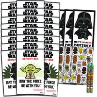 Set De Regalos Para Fiesta De Cumpleaños De Star Wars, 24 Paquetes De Juegos