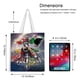 thumbnail image 5 of Voltron Bolso de tela con estampado de lienzo para mujer, bolsa de compras reutilizable y estética, con cremallera interior, regalo para mujer,38*45cm., 5 of 6