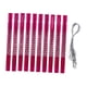 thumbnail image 4 of Juego De 10 Tubos De Aluminio Para Carillón De Viento, Vacíos, Para Jardín, Exteriores, Adultos Y Ni?os, Color Rosa, 4 of 5
