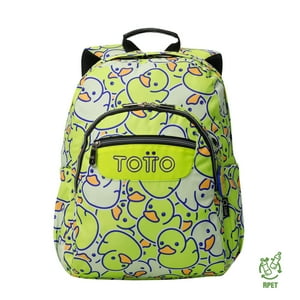 Mochila Escolar Para Niña Notebook 14"" Acuarela Amarillo Totto