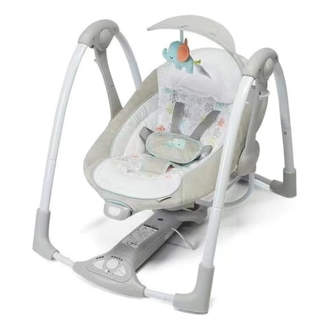 Columpio Mecedor Con Vibración Enchufado O Con Pilas Ingenuity By Lubabycas