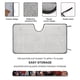 thumbnail image 2 of Aves de Presa Parasol para Parabrisas Delantero Protector Plegable, Visera Solar para Auto Bloquea Rayos UV Mantiene tu Vehículo Fresco 130cm*70cm, 2 of 6