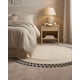 thumbnail image 2 of Alfombra Redonda Estilo Boho Chic con Flecos Textura sisal 80cm, 2 of 8