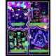 thumbnail image 2 of Pack de 2 barras LED de luz negra de 42 W para fiestas fluorescentes y Halloween, 2 of 3