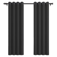 Vincenzi - Pack Cortina De Tela Blackout 140X220 Gris Grafito