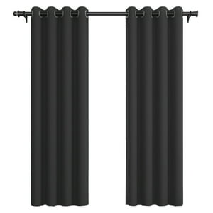 Vincenzi - Pack Cortina De Tela Blackout 140X220 Gris Grafito