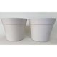 thumbnail image 1 of Set de 2 Maceteros Biodegradables Clásico Blanco, 1 of 3