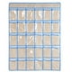 thumbnail image 2 of Organizador de bolsillo para el aula, soporte para calculadoras y teléfonos celulares, 9/20/30/36 bolsillos transparentes, soporte para calculadoras y teléfonos celulares, para colgar en la pared o en, 2 of 5