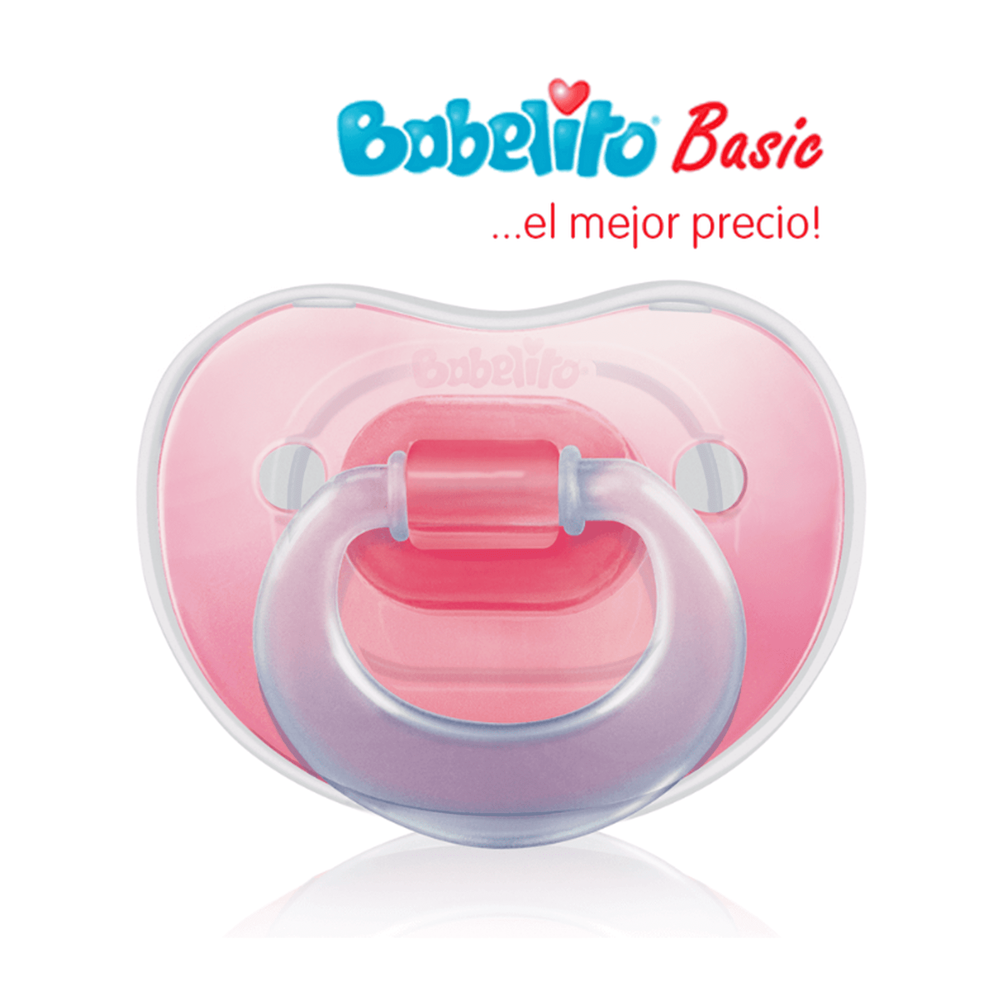 Babelito - Chupete Anatomico Ortodoncia Rosado +18 Meses