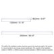 thumbnail image 2 of Uxcell Barra de Cortina de Tensión Ajustable 51 a 98 Pulgadas 0.79" Diámetro Sin Taladrar Expandible Tensión Blanco, 2 of 7