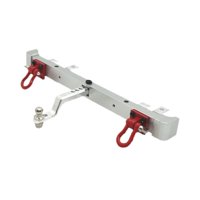 Bothyi - Accesorio De Parachoques Trasero Para Coche Rc 1/12 Para Mn82 Lc79 Rc Crawler Car Trucks Diy Plateado