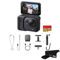 Paquete De Cámara Insta360 Go Ultra Creator Black Midnight Black De 1 Tb 4K