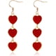 thumbnail image 1 of Pendientes de San Valentín, pendientes colgantes de corazón, pendientes de gota de corazón, lindos pendientes de amor, pendientes de corazón para mujeres y niñas, regalo de cumpleaños de San Valentín., 1 of 7