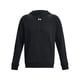 thumbnail image 4 of Sudadera con capucha Under Armour Rival Fleece para hombre, color negro/blanco, talla L, 4 of 5