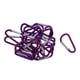 thumbnail image 3 of 20pcs Púrpura D Forma De Aluminio Mosquetón De Aluminio Llavero A Presión Clip Clip, 3 of 5