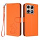 thumbnail image 1 of Carcasa Billetera de Cuero Sintético para Motorola Edge 70 Pro, Naranja, 1 of 6