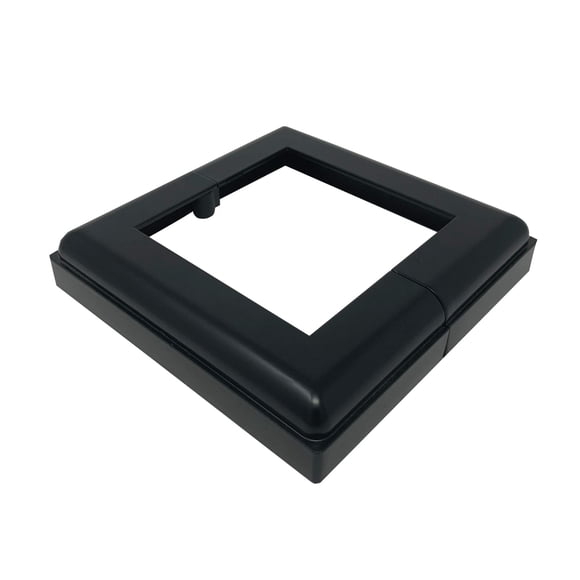 Base de faldón para poste Nuvo Iron ADPBS6 de aluminio 6x6, negro