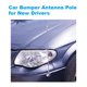 thumbnail image 3 of Polo de antena de esquina para parachoques de coche, paquete de 2 unidades, para coche universal, 3 of 8