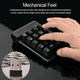thumbnail image 3 of Teclado mecánico digital inalámbrico usb 19 teclas, 3 of 3