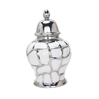 Magideal - Tarro De Jengibre De , Tarro De Con Adornos De Tapa, Macetas Artesanales, Jarrón Decorativo Para Oficina, Boda, Comedor, Dormitorio, , 17Cmx32Cm