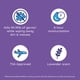 thumbnail image 4 of Toallitas para manos Wet Ones, antibacterianas, color lavanda, 20 unidades, 10 unidades, viajes, 4 of 6