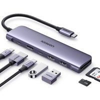 Hub Usb C Ugreen Revodok 1071 7 En 1 Con Hdmi 4K Para Ordenador Portátil