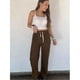 thumbnail image 1 of Pantalón Recto Mujer Cotelé Pierna Ancha Otoño Invierno 786, 1 of 2