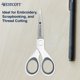 thumbnail image 4 of Tela Scissors Westcott 5 micropunta con cuchillas de titanio, 4 of 8