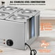 thumbnail image 5 of Mesa de vapor eléctrica para calentar alimentos VEVOR, 6 sartenes, 24 cuartos de galón, 1200 W, 5 of 9