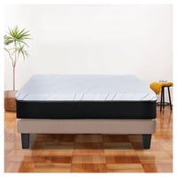 Latam Home - Cama Zen Best Full Colchon Pro Tela Velvet Beige