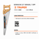 thumbnail image 4 of Serrucho Carpintero 22 Mango Madera Truper Profesional, 4 of 4