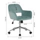 thumbnail image 3 of Silla Oficina Cromwell Terciopelo Aqua, 3 of 6