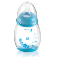 Babelito - Mamadera Angular 150Ml Celeste 0-9 Meses