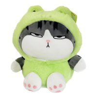 Total E-Commerce - Juguete Peluche Gato Emperador Disfraz Rana Kawaii 40Cm Infantil